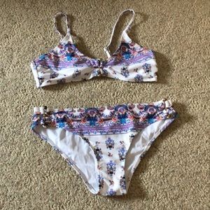 patterned shein bikini size medium
